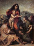Andrea del Sarto Holy famil and angel oil painting reproduction